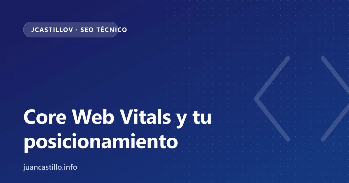 Core Web Vitals: qué son y por qué afectan tu posicionamiento